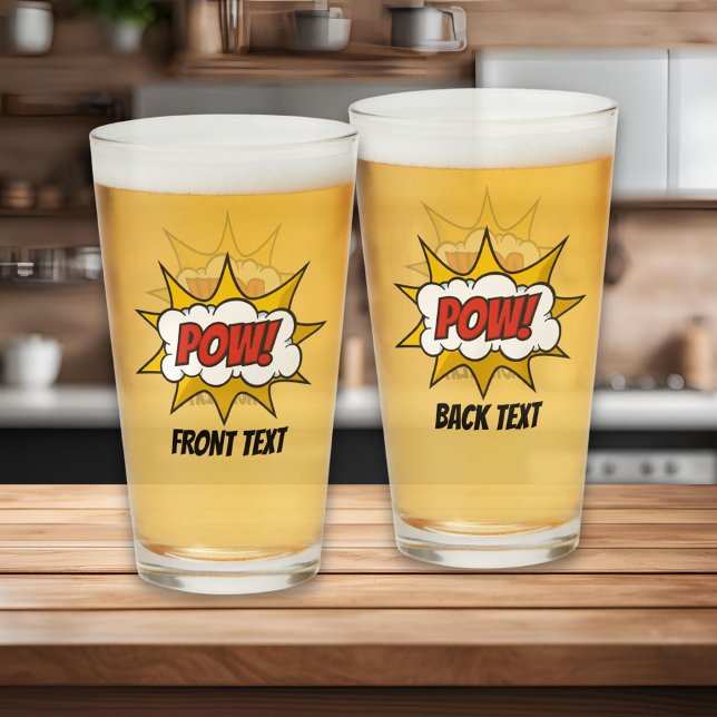 Pow Comic Sound Effect Glass (Creator Uploaded)
