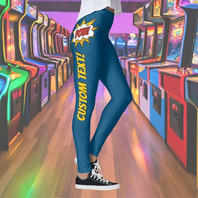 Pow Comic Sound Effect Leggings (Creator Uploaded)