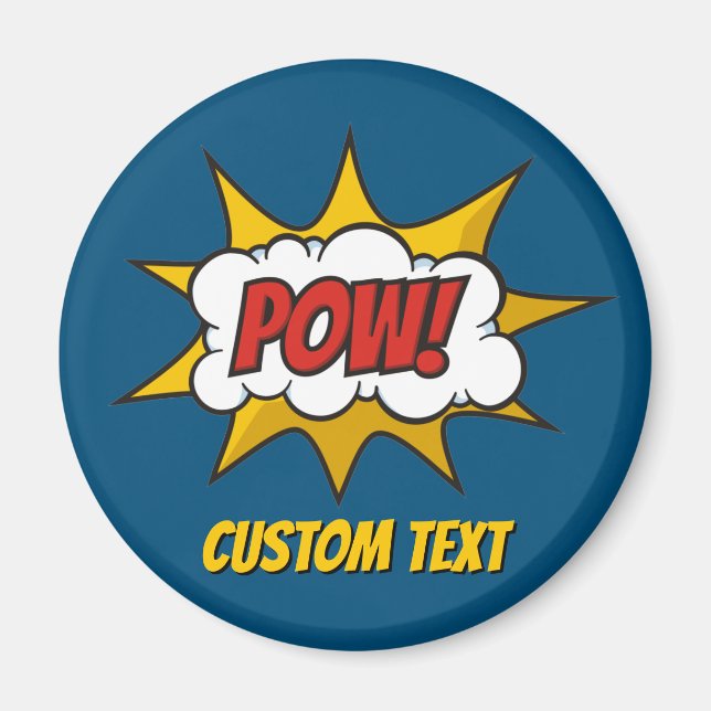 Pow Comic Sound Effect Magnet (Front)