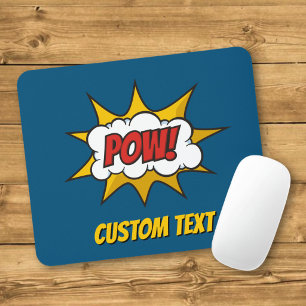 Pow Comic Sound Effect Mouse Pad