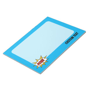 Pow Comic Sound Effect Notepad