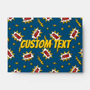 Pow Comic Sound Effect Pattern Envelope