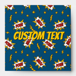 Pow Comic Sound Effect Pattern Envelope