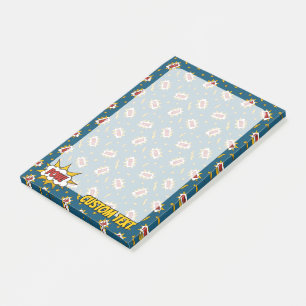 Pow Comic Sound Effect Pattern Post-it Notes