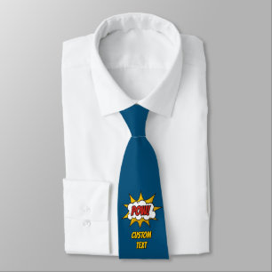 Pow Comic Sound Effect Tie