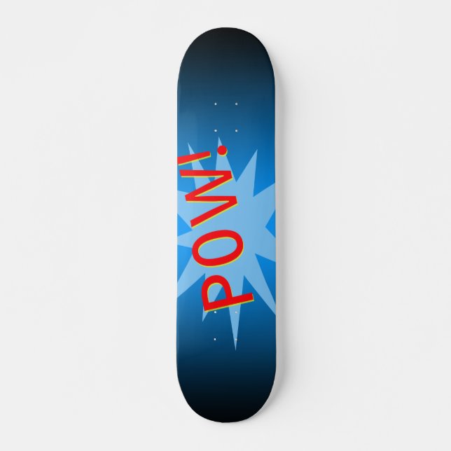Pow Designed Skateboard (Front)