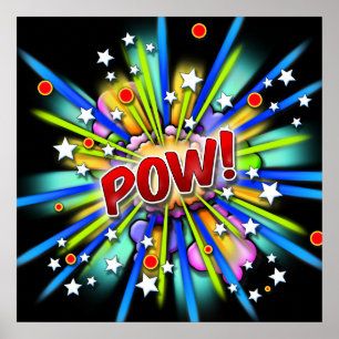 POW! Explosion print