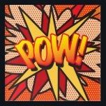 POW Fun Retro Comic Book Pop Art<br><div class="desc">Fun trendy superhero comic book pop acrylic prints that are sure to add a splash of colour to a range of rooms in your home or office. An ideal way to treat yourself or someone that you know with these cool, unique comic con prints. Why not add some zap pow...</div>