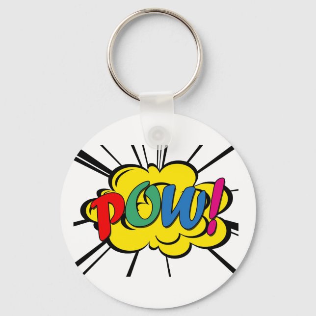 Pow! Key Ring (Front)
