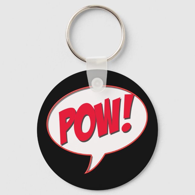 Pow! Key Ring (Front)