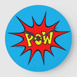 Pow! Large Clock