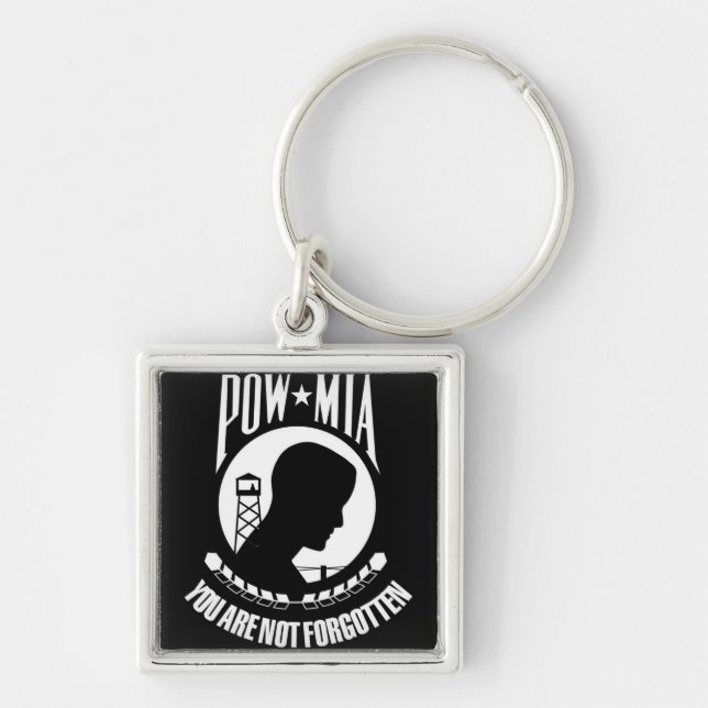 POW-MIA flag Key Ring (Front)