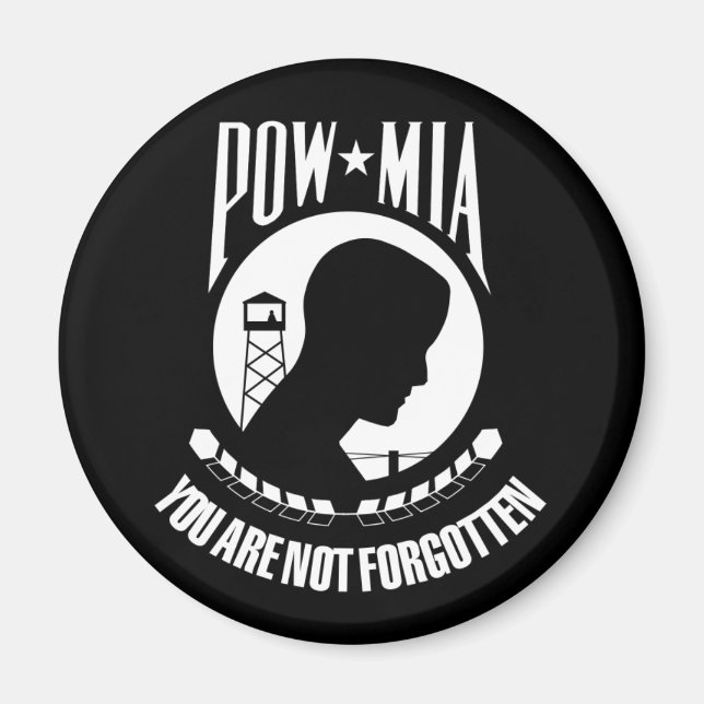 POW*MIA Flag Magnet (Front)