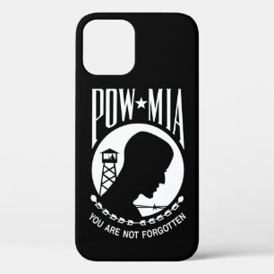 POW MIA Flag: Missing Soldiers of Vietnam War, WW2 iPhone 12 Case