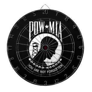 POW MIA Flag: Missing Soldiers of Vietnam War, WW2 Dartboard