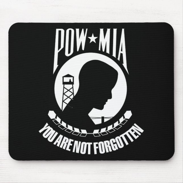 POW-MIA flag Mouse Pad (Front)