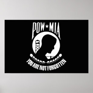 POW-MIA flag Poster