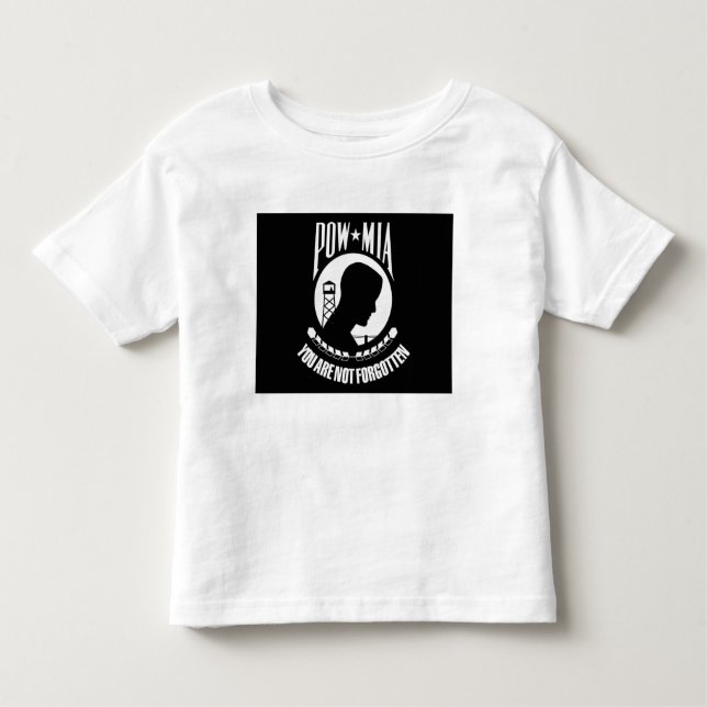 POW-MIA flag Toddler T-Shirt (Front)