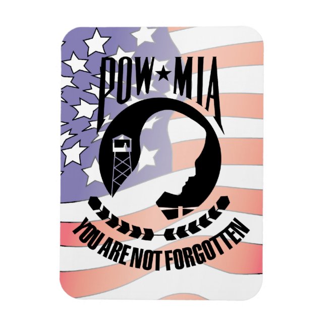 POW - MIA Flexable Magnet (Vertical)