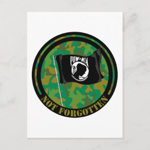 POW MIA POSTCARD