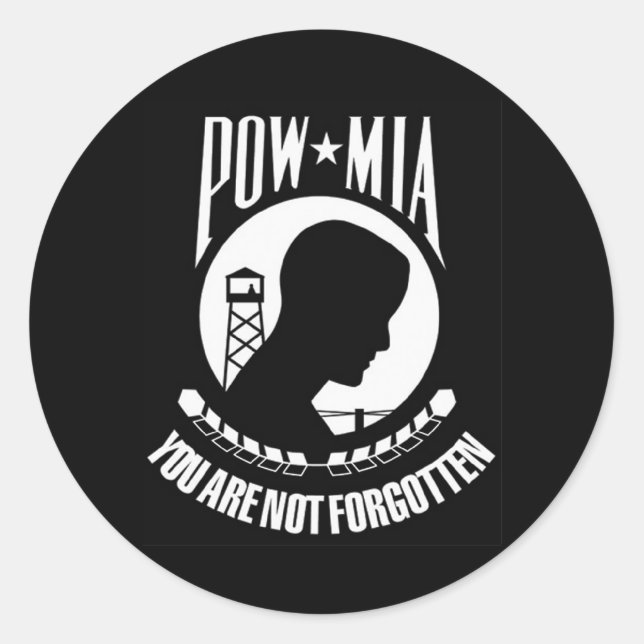 POW MIA Sticker (Front)