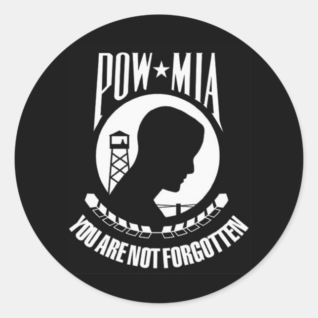 POW MIA Sticker (Front)