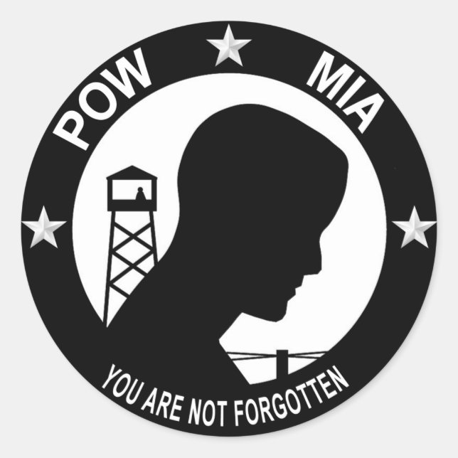 POW MIA Sticker (Front)