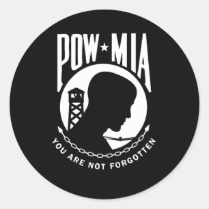 POW MIA Stickers