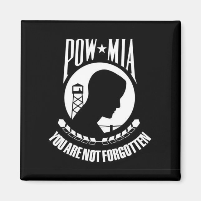 POW*MIA You Are Not Forgotten - Magnet (Front)