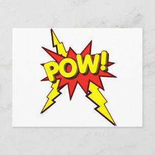 POW!!!! POSTCARD