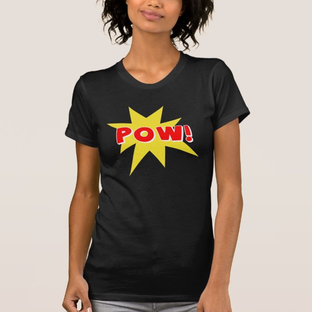 Pow! Retro Action Fighter T-Shirt (Front)
