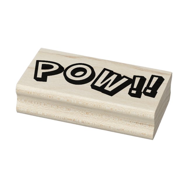 POW!! Rubber Art Stamp (Stamp)