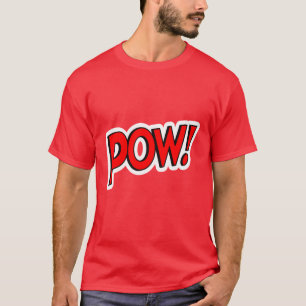 POW! Screwball Graphics Red T-Shirt
