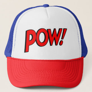 POW! Screwball Graphics Red, White & Blue Trucker Hat