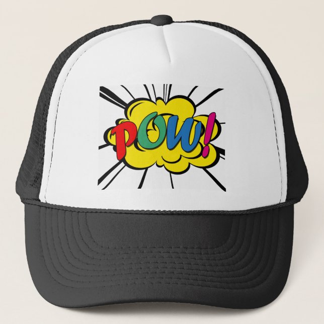 Pow! Trucker Hat (Front)
