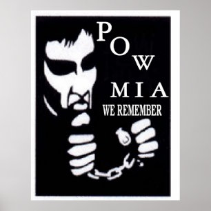 POW WITH CHAINS POSTER
