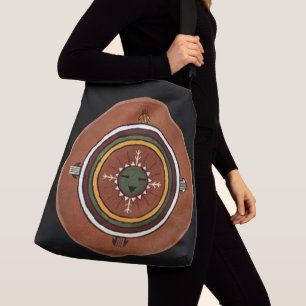 Powalawu Native American Sandpainting Crossbody Bag