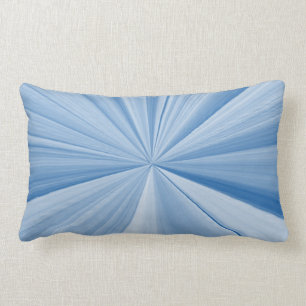 Powder and Royal Blue Knot Pillow