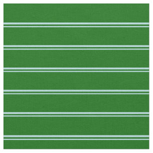 Powder Blue and Dark Green Coloured Lines Fabric