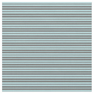 Powder Blue and Dim Grey Coloured Stripes Fabric