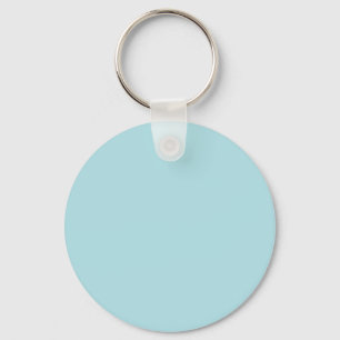 Powder Blue B0E0E6 Colour - Option to Add Name Key Ring