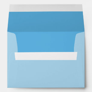 Powder Blue Background Colour Customise This! Envelope