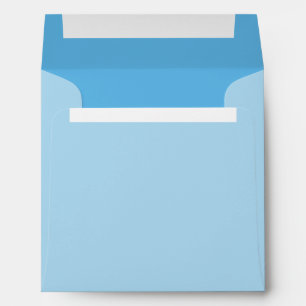 Powder Blue Background Colour Customise This! Envelope