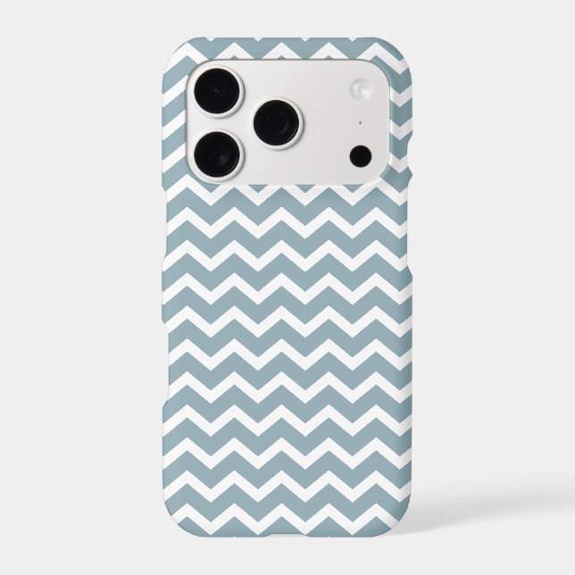 Powder Blue Chevrons Pattern (Back)