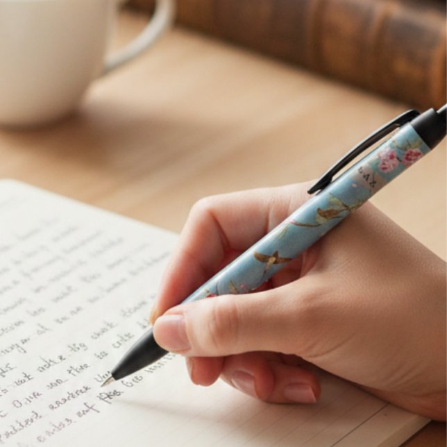 Powder Blue Chinoiserie Archive Scholar Pen (Creator Uploaded)