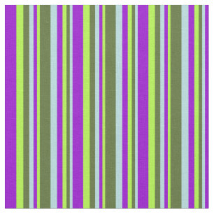 Powder Blue, Dark Olive Green, Light Green, Violet Fabric