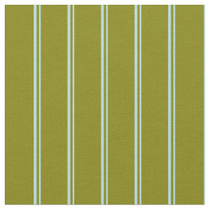 Powder Blue & Green Lines Fabric