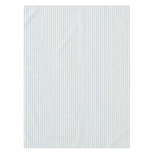 Powder Blue Heritage Ticking Stripe Tablecloth