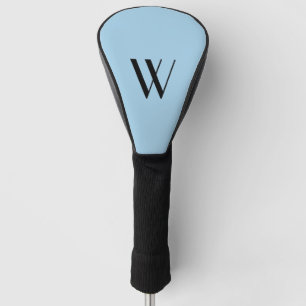 Powder Blue Initial Golf Head Cover
