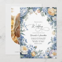 Powder Blue, Lemon Chiffon & Soft White Wedding
